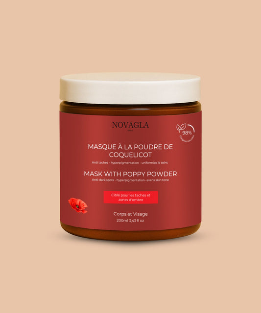 Masque Visage Anti-Tâche à la poudre de Coquelicot