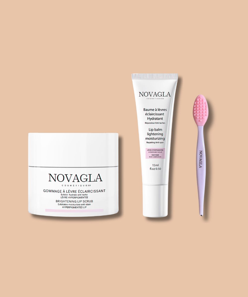 Pack Lumina : Gommage + Baume Éclaircissant + 1 Brosse à Lèvre Offerte