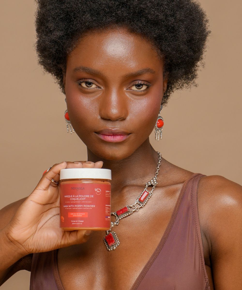 Masque Visage Anti-Tâche à la poudre de Coquelicot
